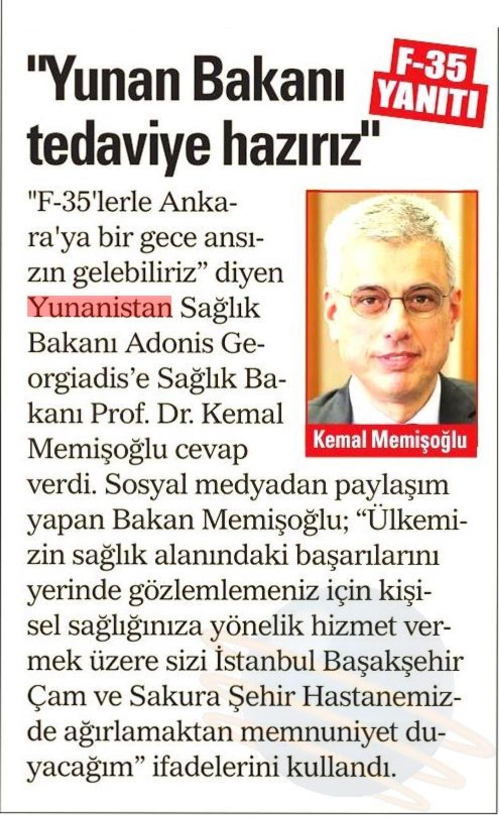 Τούρκος Υπουργός Υγείας