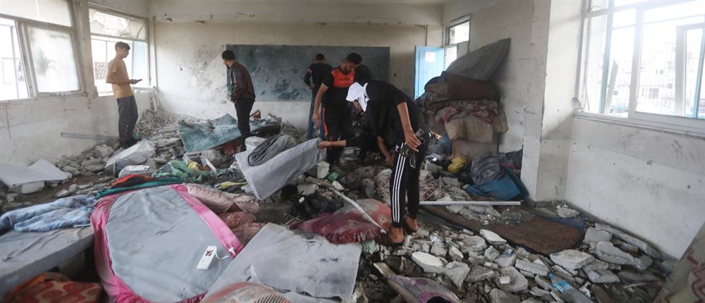 Γάζα - Λωρίδα της Γάζας - Βομβαρδισμός σχολείου