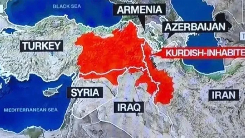 Κούρδοι - χάρτης