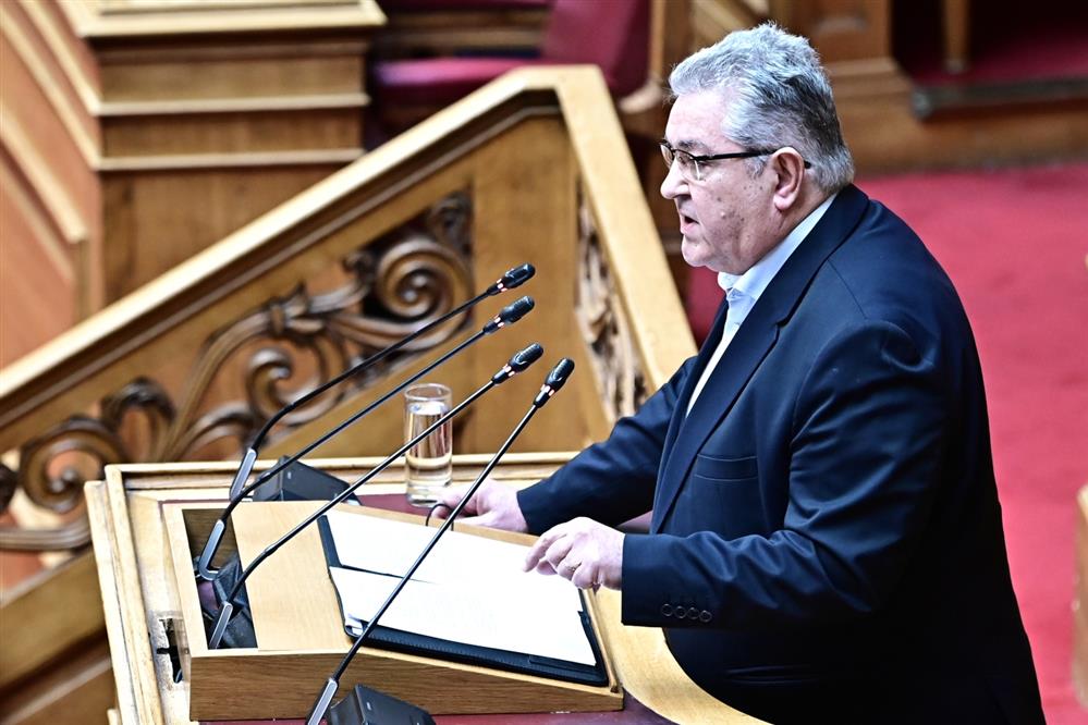 Τέμπη - Κουτσούμπας - Βουλή - ΚΚΕ