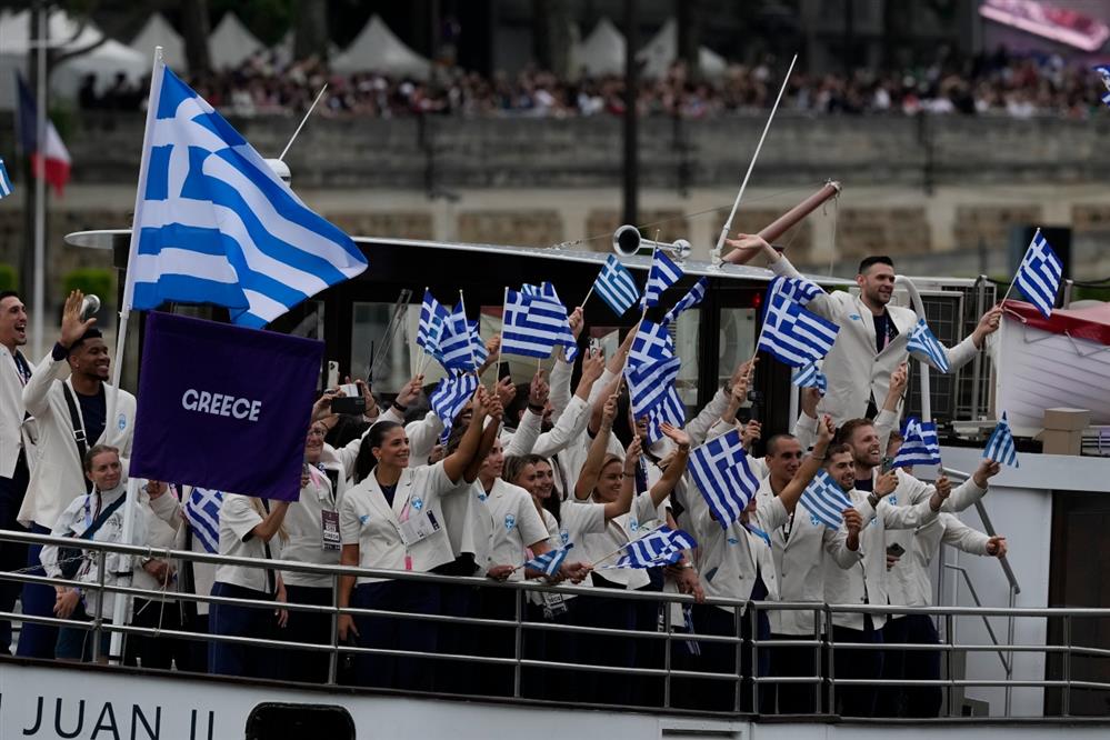 Ολυμπιακοί Αγώνες - Παρίσι - Τελετή έναρξης - Ελληνική αποστολή