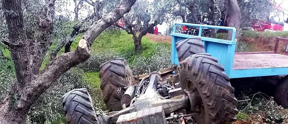 Τραγωδία στο Ρέθυμνο: Νεκρός ένας 40χρονος - Καταπλακώθηκε από το τρακτέρ του