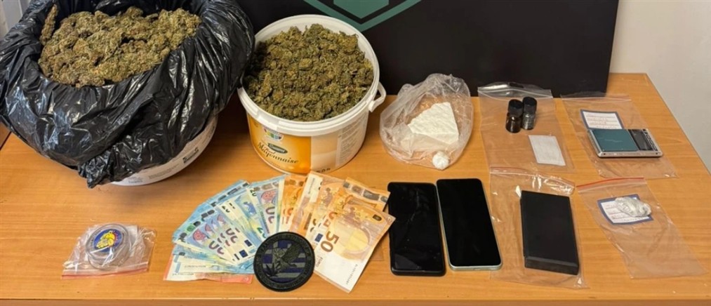 Χανιά: Στα "χέρια" της Αστυνομίας 51χρονος με 2 κιλά κάνναβη και 200 γρ. κοκαΐνης