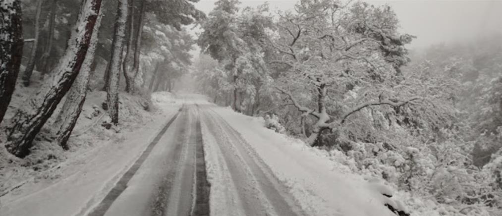 Υποχρεωτικές οι αντιολισθητικές αλυσίδες στο οδικό δίκτυο Π/Ε Πέλλας