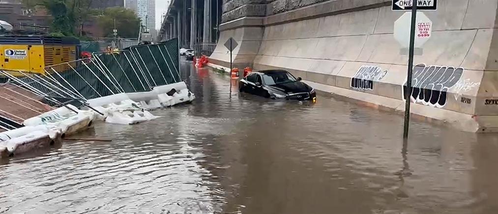 Νέα Υόρκη: Πλημμύρες μετά τις καταρρακτώδεις βροχές (εικόνες)