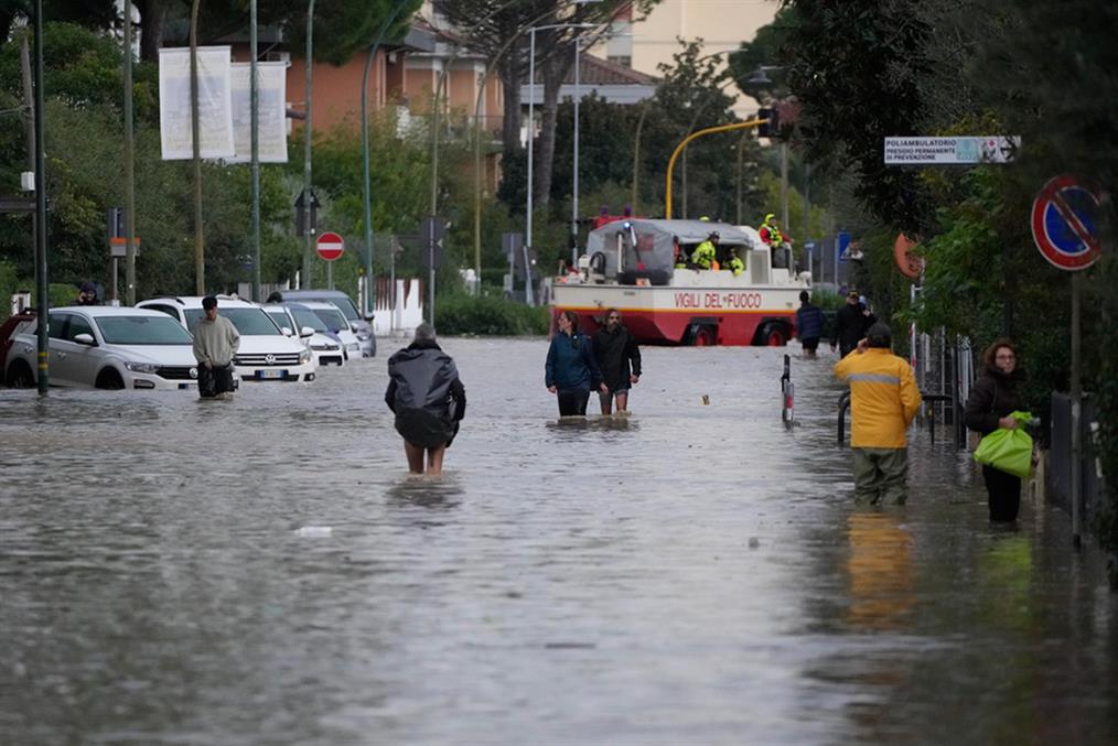 Ιταλία - πλημμύρες - κακοκαιρία