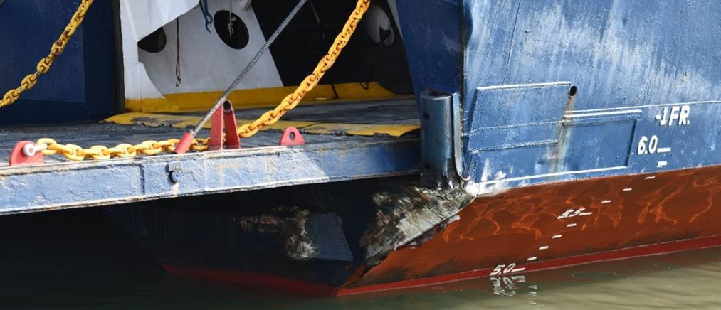 Σκιάθος: Πλοίο προσέκρουσε στην προβλήτα του λιμανιού (εικόνες)