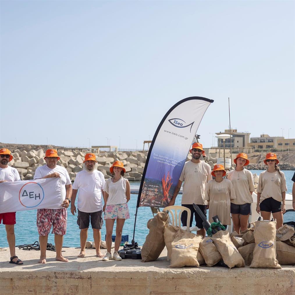 ΔΕΗ και iSea ένωσαν δυνάμεις για τον καθαρισμό απομακρυσμένων ακτών σε περιοχές Natura 2000