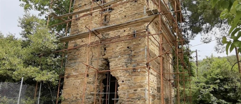 Βόλος - Κάτω Λεχώνια: Κινδυνεύει με κατάρρευση ο μεσαιωνικός πύργος (βίντεο)