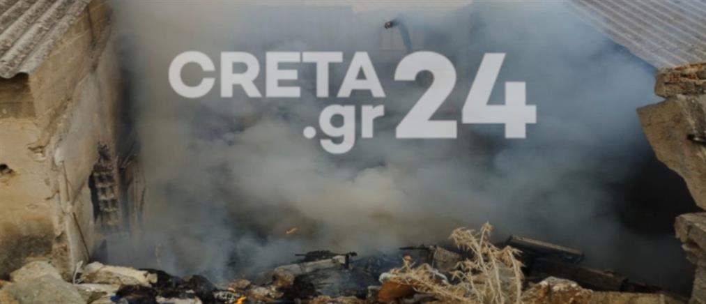 Χανιά: Δύο νεκροί από φωτιά σε σπίτι (εικόνες)