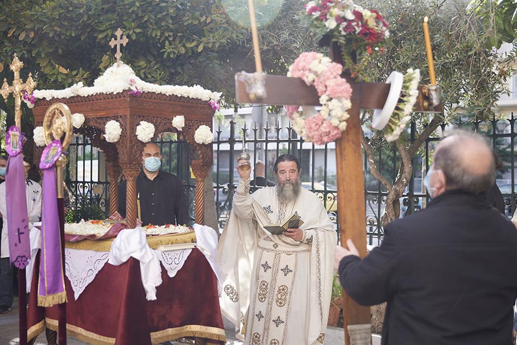 Κυριάκος Μητσοτάκης - Ιερός Ναός  Ευαγγελιστού Λουκά - Ιπποκράτειο