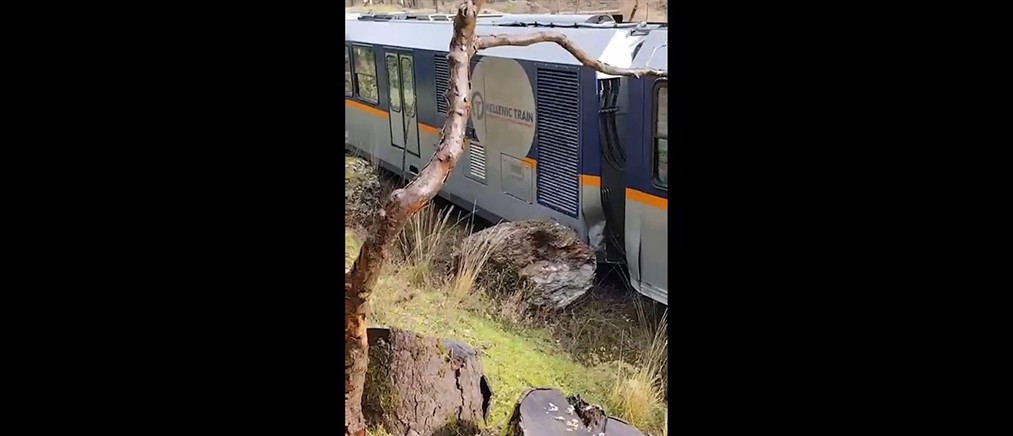 Κατολισθήσεις βράχων στις ράγες του Οδοντωτού (βίντεο)