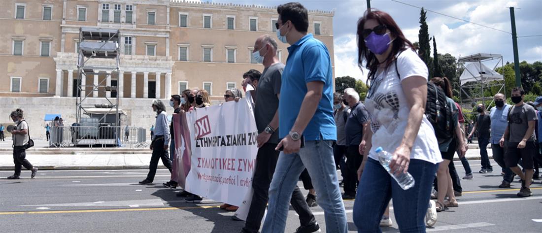 Απεργία 10 Ιουνίου: Τι “είδαν” ΓΣΕΕ και ΑΔΕΔΥ στις πορείες - Πόσους “μέτρησε” η Αστυνομία