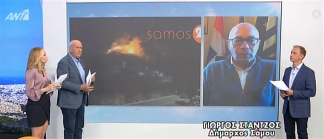 Ύποπτες φωτιές σε Σάμο και Αλεξανδρούπολη (βίντεο)