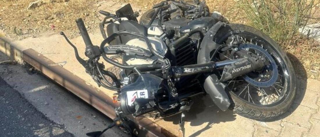 Λάρισα: Νεκρός μοτοσικλετιστής μετά από ανατροπή της μηχανής του
