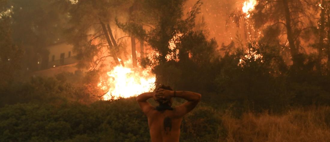 Φωτιά στη Εύβοια: όγδοη ημέρα μάχης με τις φλόγες