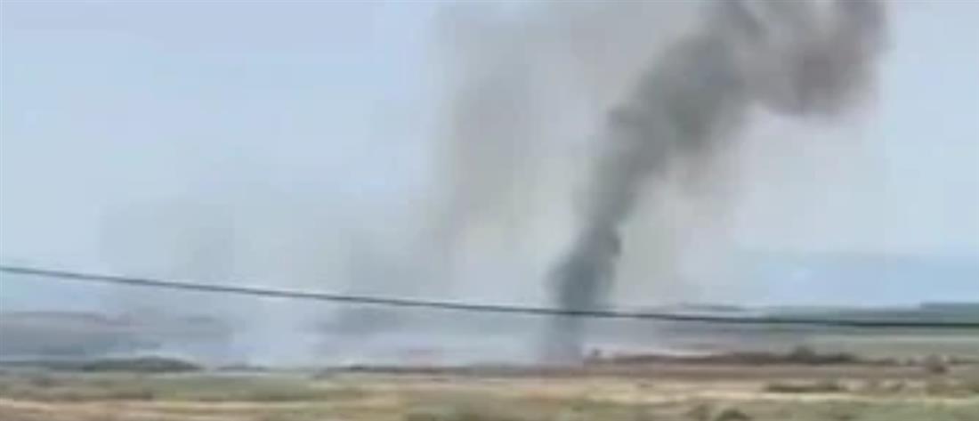 Ξάνθη: Φωτιά στην Λευκόπετρα - Σηκώθηκαν εναέρια μέσα (βίντεο)