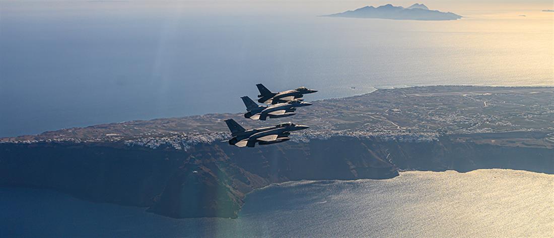 F-16 από την Ελλάδα και τα Ηνωμένα Αραβικά Εμιράτα “σκίζουν” τους αιθέρες (εικόνες)