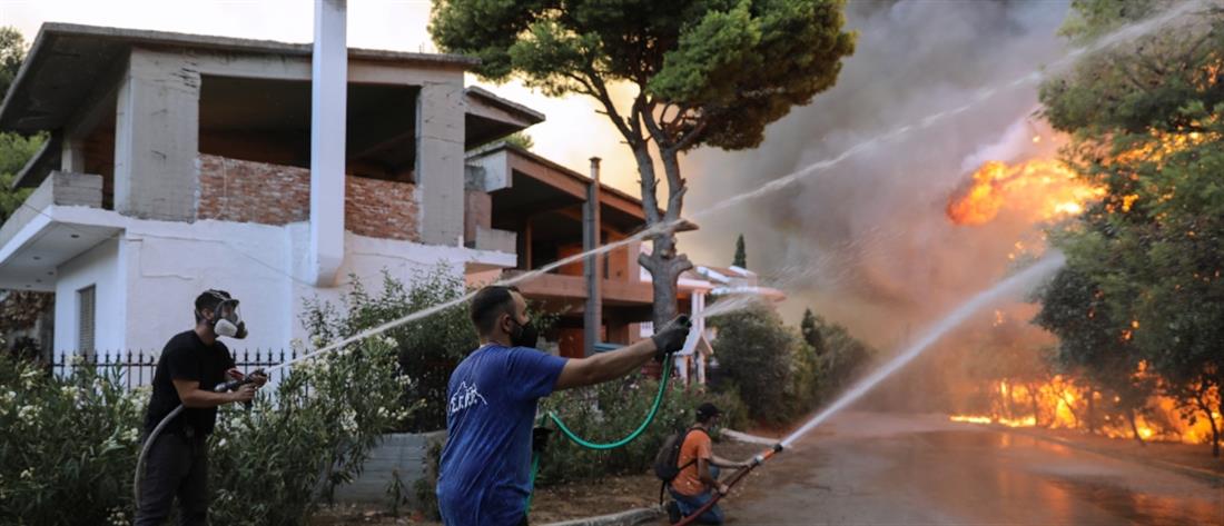 Φωτιές: πρώτες βοήθειες σε δεκάδες πολίτες και πυροσβέστες