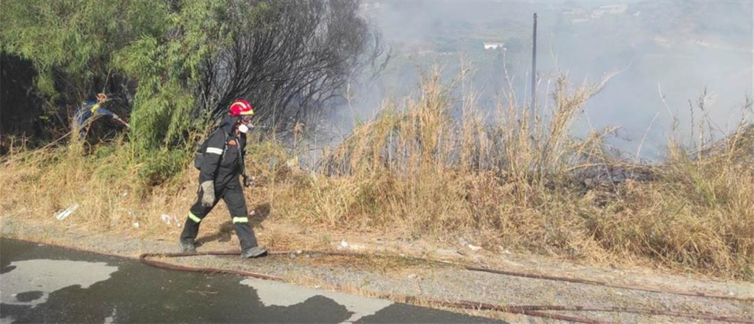 Φωτιά στο Ηράκλειο - Συναγερμός για δύο μέτωπα