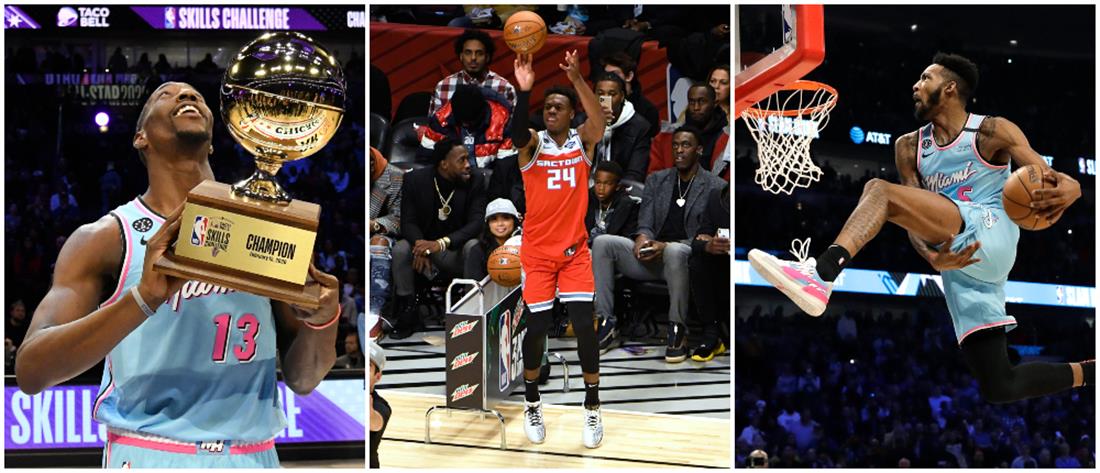NBA All Star Game:  Οι νικητές σε τρίποντα, καρφώματα και επιδεξιότητες