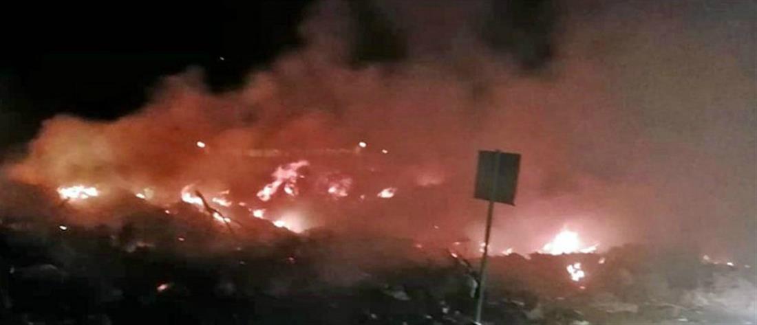 Μεγάλη φωτιά στην Καβάλα (εικόνες)
