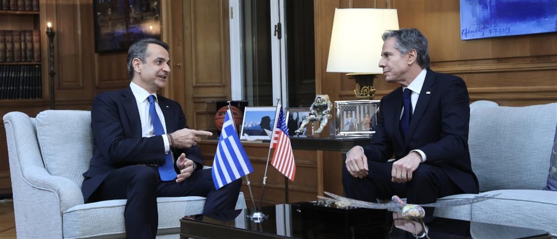 Στέιτ Ντιπάρτμεντ: Μητσοτάκης – Μπλίνκεν επιβεβαίωσαν την ισχυρή σχέση ΗΠΑ και Ελλάδας