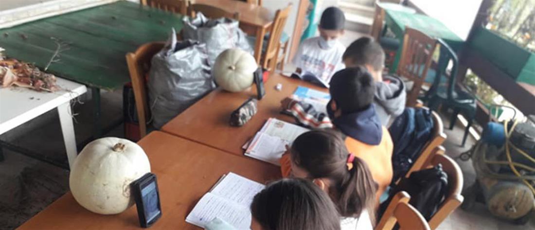 ΝΔ: Fake news με “παιδιά που κάνουν τηλεκπαίδευση στο καφενείο”