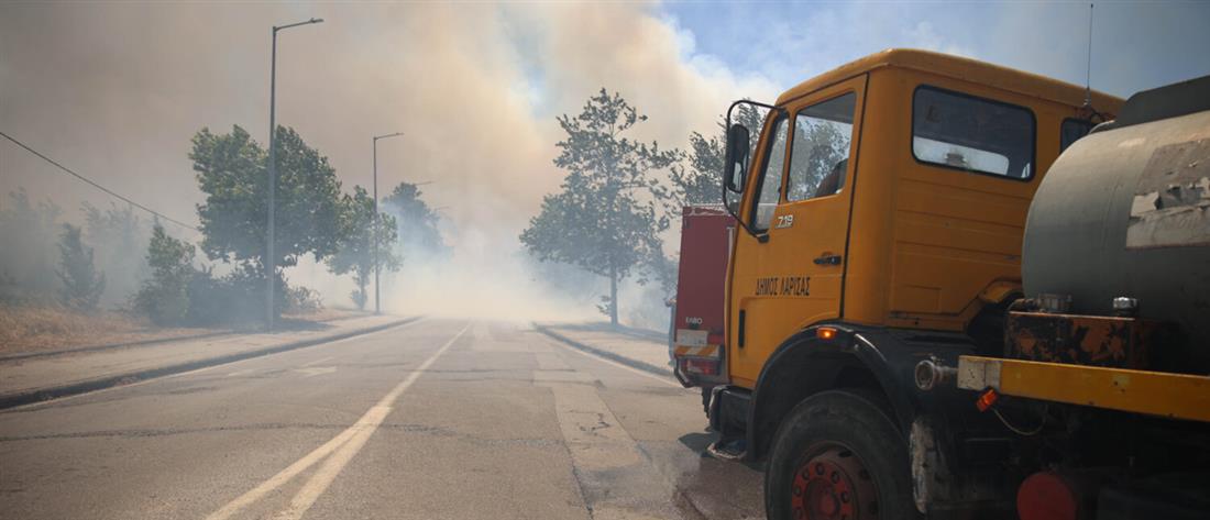 Νάξος: Φωτιά στην περιοχή Σαγκρί (εικόνες)