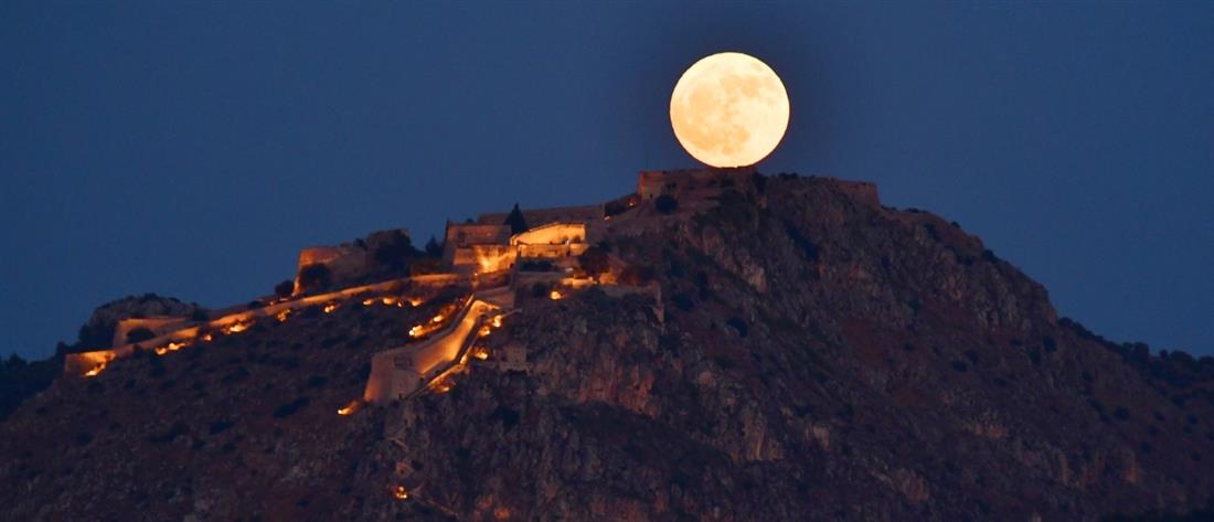 “Πανσέληνος του Ελαφιού”: Το μεγαλύτερο και φωτεινότερο φεγγάρι του 2024 (εικόνες)