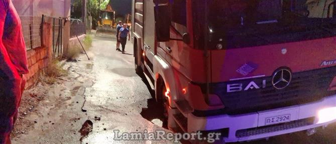 Λαμία: Απίστευτο ατύχημα με θύμα…ένα πυροσβεστικό