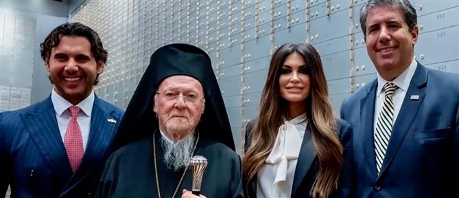 Συνάντηση Γκίλφοϊλ με τον Οικουμενικό Πατριάρχη Βαρθολομαίο στην Ουάσινγκτον (βίντεο)
