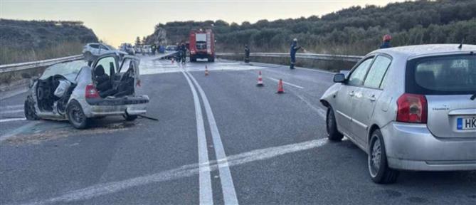 Ηράκλειο: Σοκάρουν οι εικόνες του τροχαίου δυστυχήματος