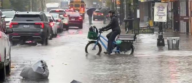 Σφοδρές βροχοπτώσεις στις ΗΠΑ στοίχισαν τη ζωή σε δύο ανθρώπους