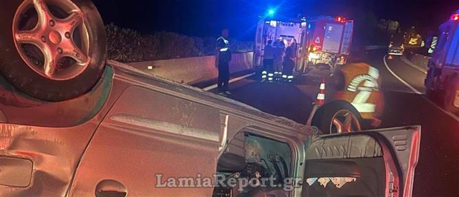 Τροχαίο δυστύχημα στην εθνική οδό Λαμίας – Αθηνών: Οδηγός ανασύρθηκε χωρίς τις αισθήσεις του