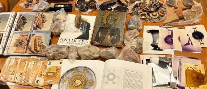 Συνελήφθη ένας άνδρας για κατοχή αρχαίων αντικειμένων και θρησκευτικών εικόνων