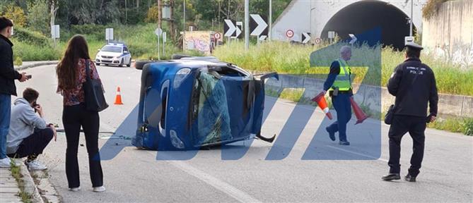 Πάτρα: Σύγκρουση οχημάτων μέσα σε τούνελ (εικόνες)