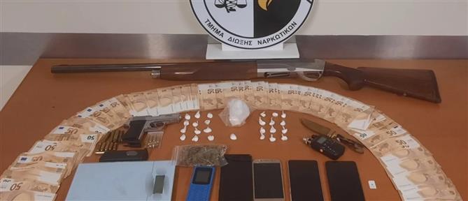 Κρήτη: Ναρκωτικά, όπλα και μετρητά...οδήγησαν σε συλλήψεις (εικόνες)