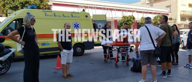 Βόλος: Σοβαρό τροχαίο με δύο μηχανάκια - Στο νοσοκομείο οι αναβάτες (εικόνες)