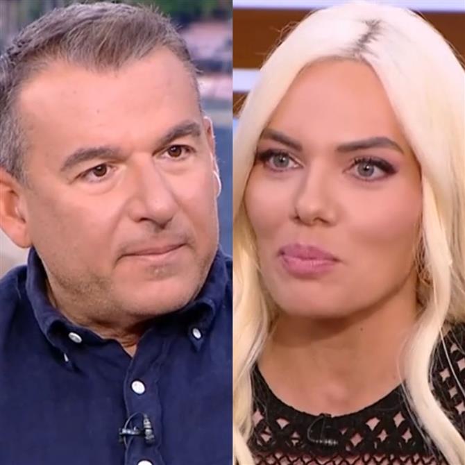 Ιωάννα Μαλέσκου σε Γιώργο Λιάγκα: "Θα με αγαπήσεις πού θα πάει" - "Όταν μιλάς, μιλάς σαν δασκάλα", είπε ο παρουσιαστής