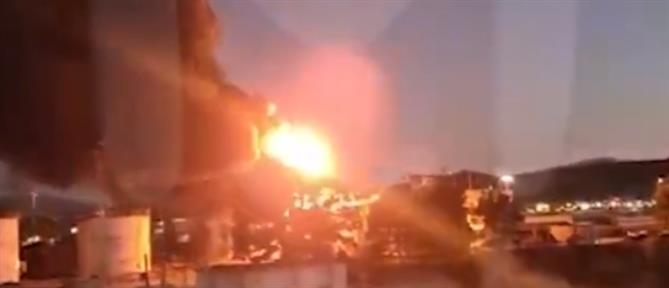 Σότσι: Φωτιά σε δεξαμενή πετρελαίου (βίντεο)