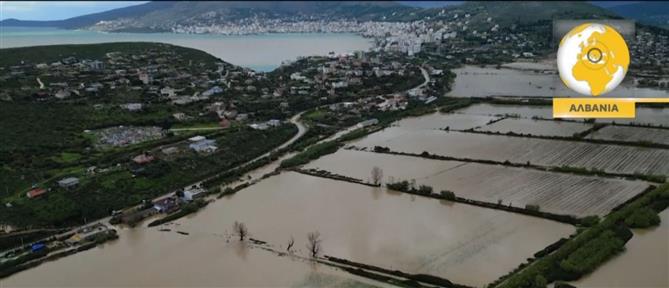 Κατολισθήσεις και κατεστραμμένες καλλιέργειες στην Αλβανία - Σε πορτοκαλί συναγερμό η Γαλλία