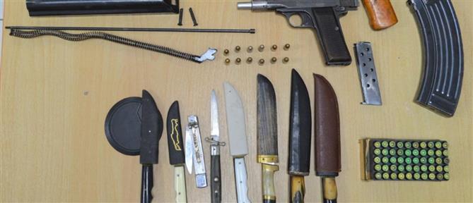 Κρήτη: Οδηγούσε με παρέα…ένα καλάσνικοφ και μαχαίρι