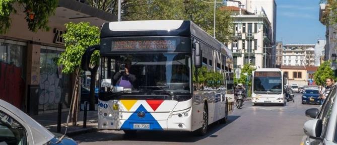 ΟΑΣΘ: Τα πρώτα δρομολόγια των ηλεκτρικών λεωφορείων (εικόνες)