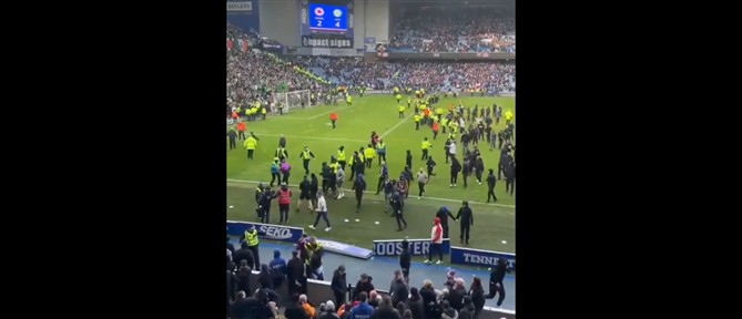 Γλασκώβη: Σοβαρά επεισόδια μετά την πρόκριση της Σέλτικ επί της Ρέιντζερς στα ημιτελικά Κυπέλλου (βίντεο)