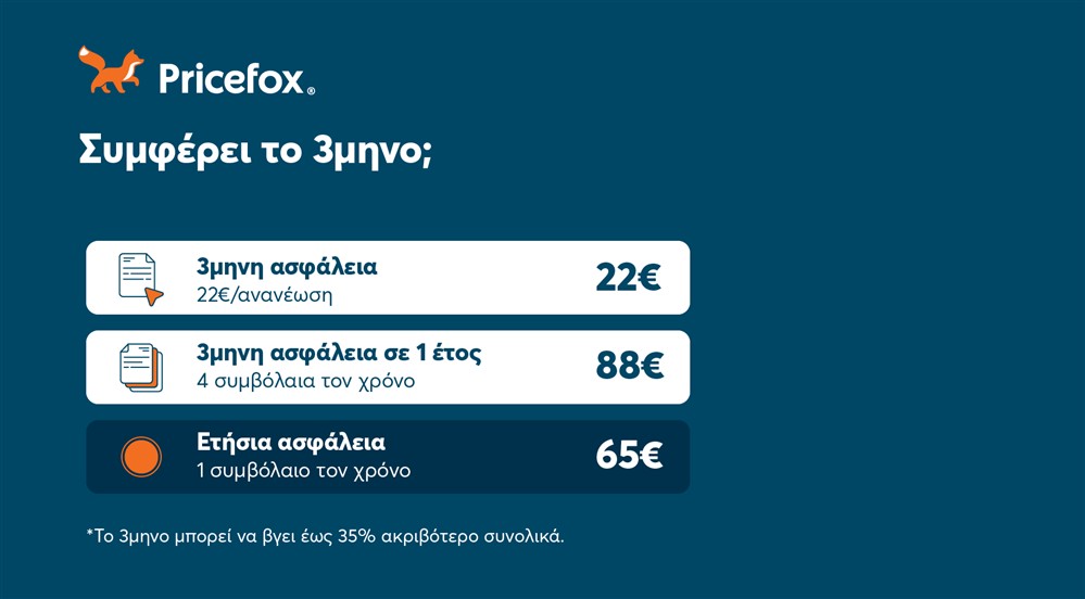 Ασφάλεια μηχανής 2026 - PRICEFOX Ασφάλεια μηχανής 2026 - PRICEFOX