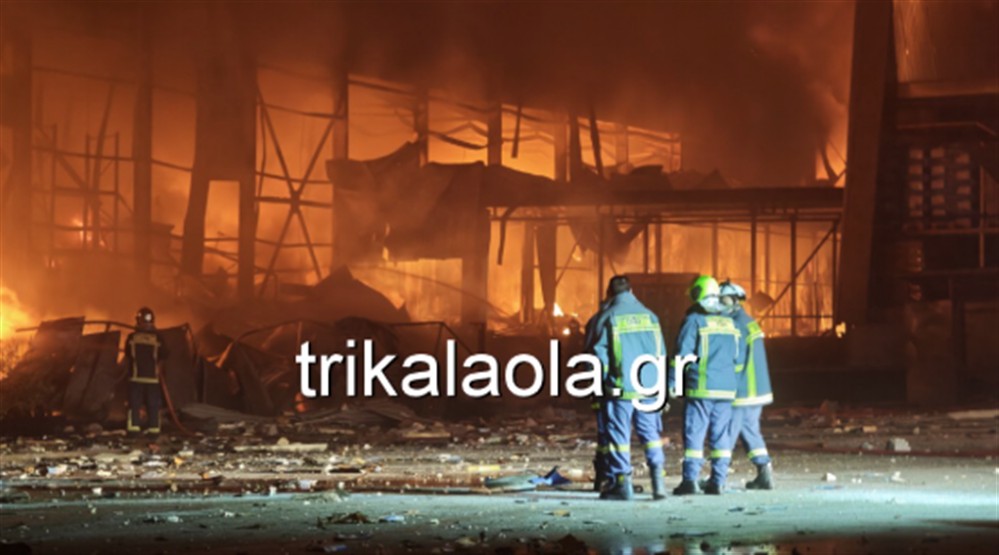 Τρίκαλα - Πυρκαγιά