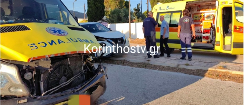 ασθενοφορο-τροχαιο-λουτρακι ασθενοφορο-τροχαιο-λουτρακι