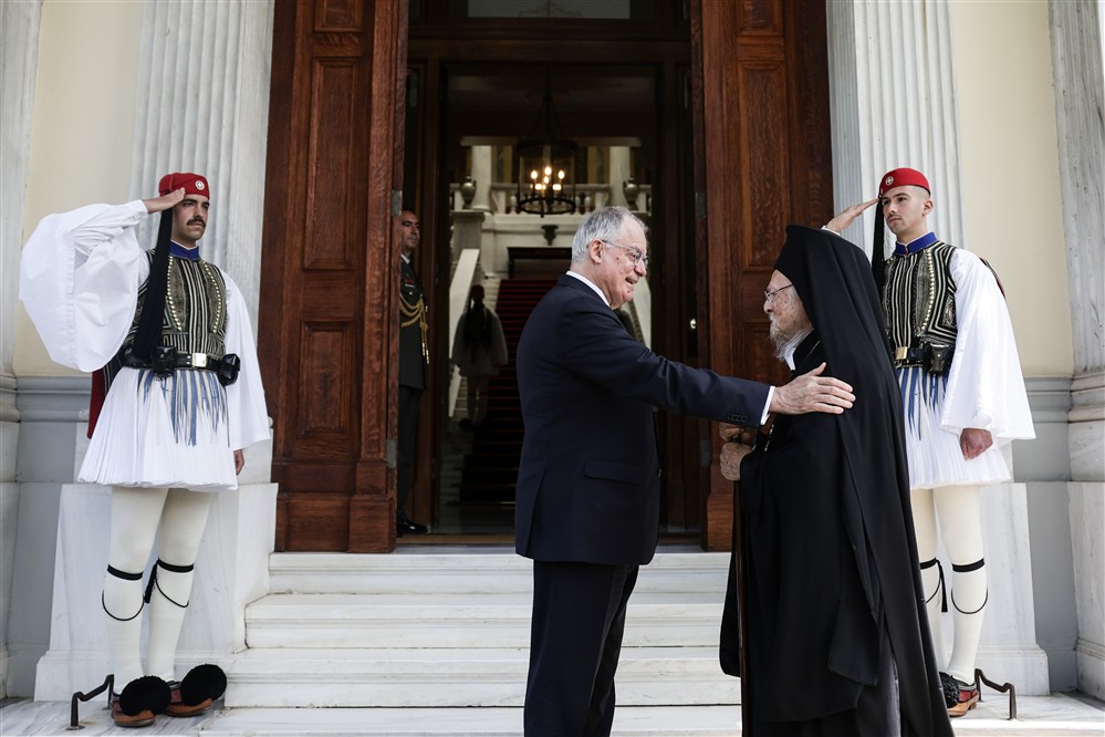 Οικουμενικός Πατριάρχης Βαρθολομαίος - Κωνσταντίνος Τασούλας