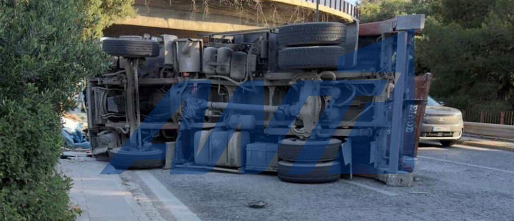 Βουλιαγμενη - τροχαιο - φορτηγο